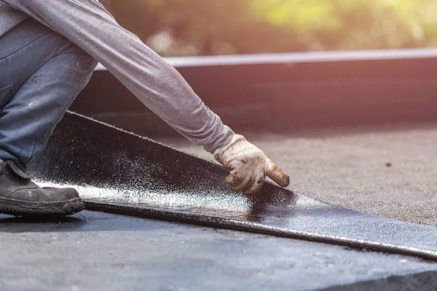 Professional Crawl Space Encapsulation technician working in Doylestown, WI
